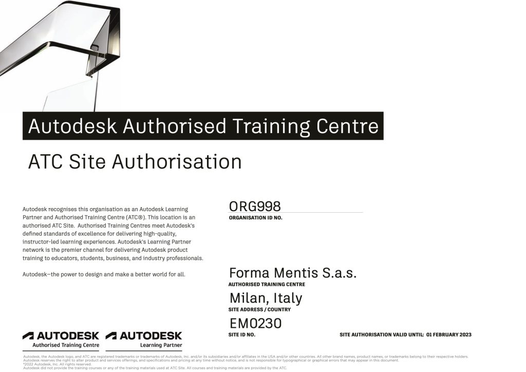 autodesk autorhised training centre
